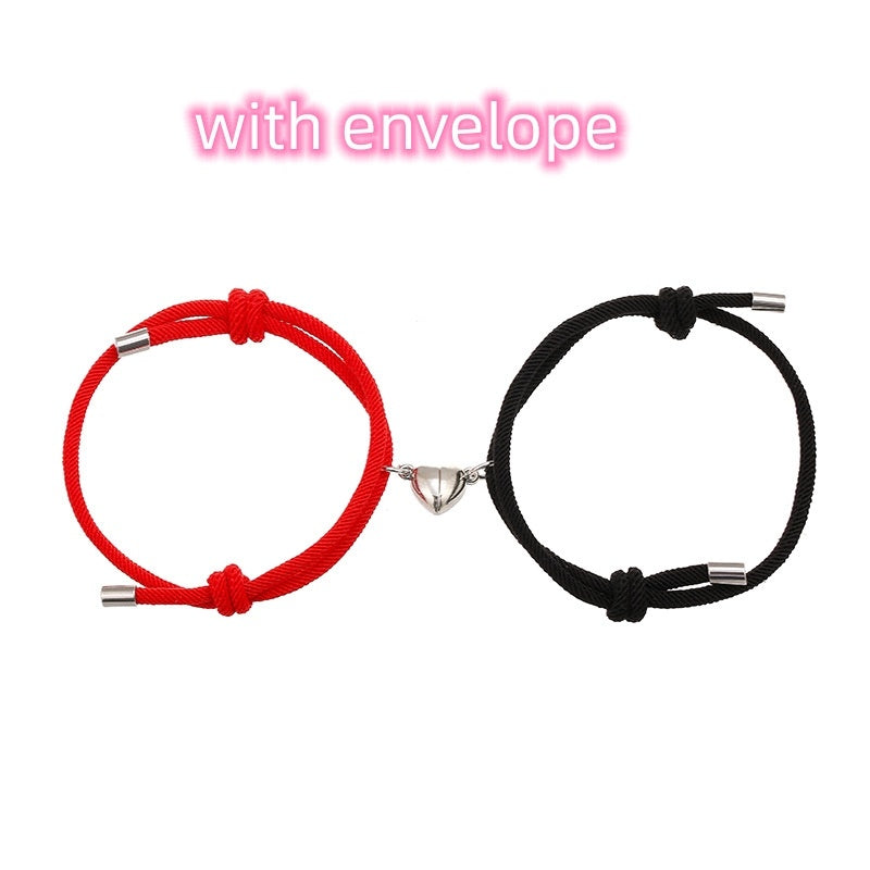 Minimalist Magnetic Love Bracelet Set