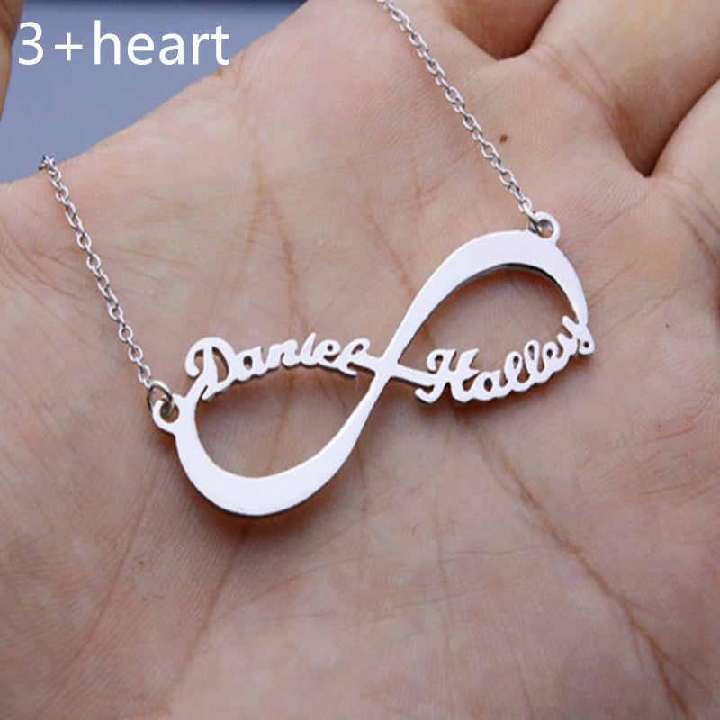 Custom Infinity Name Necklace