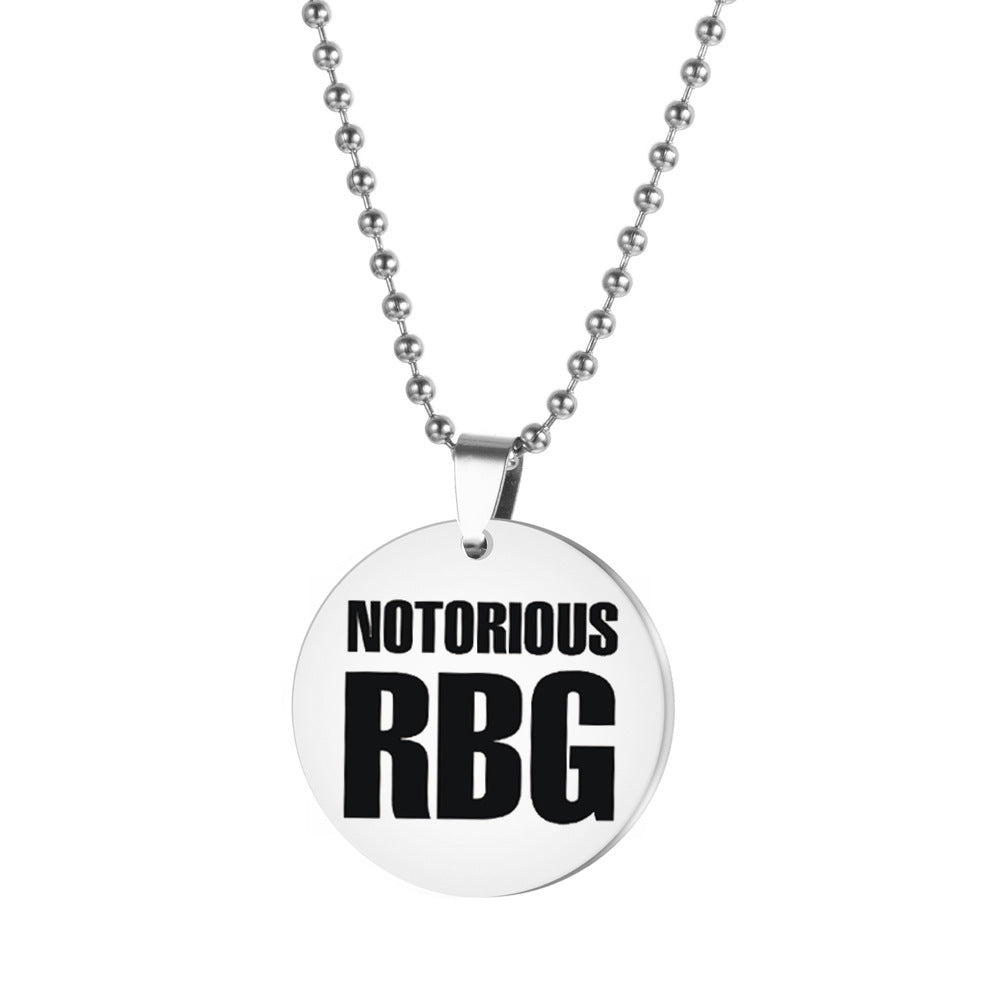 Ruth Bader Ginsburg RBG Stainless Steel Accessory