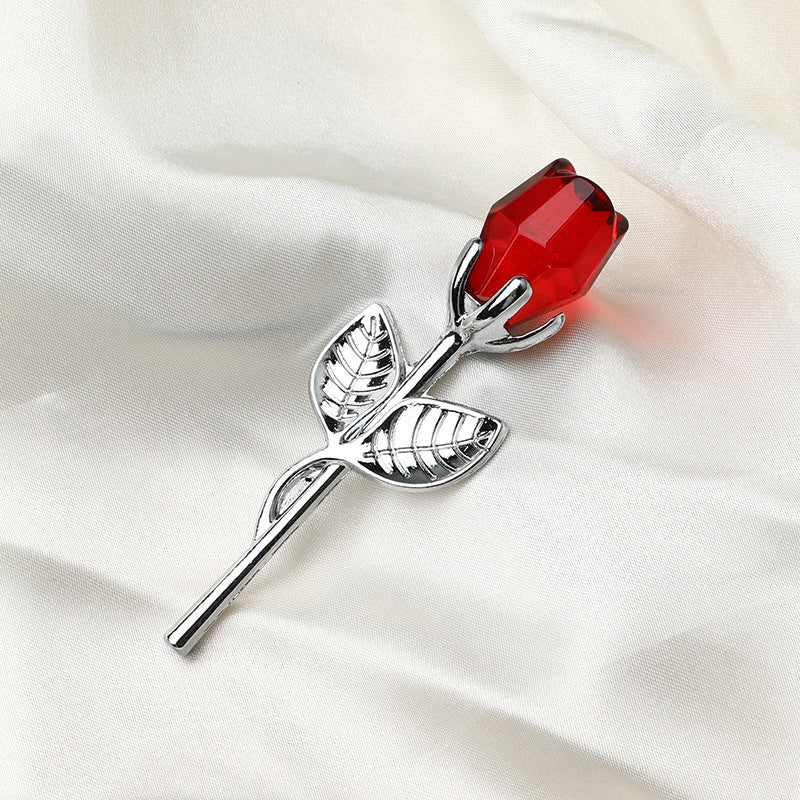 Crystal Metal Rose Valentine's Day Gift