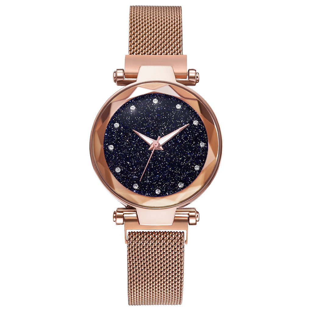 Celestial Charm Magnetic Bracelet Watch Set