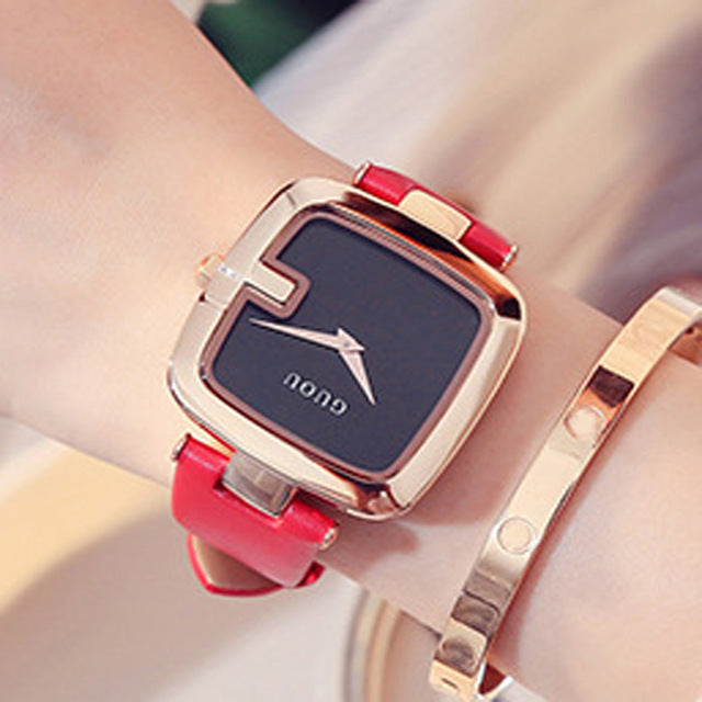 Modern Square Quartz Bracelet Watch