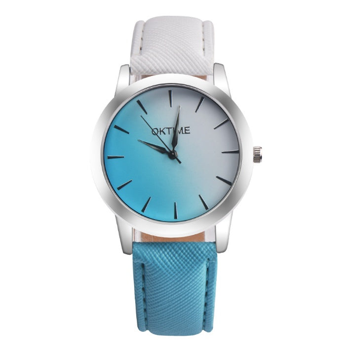 Vibrant Retro Rainbow Design Quartz Watch for Women
