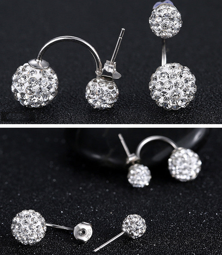 Dazzling Rhinestone Stud Earrings