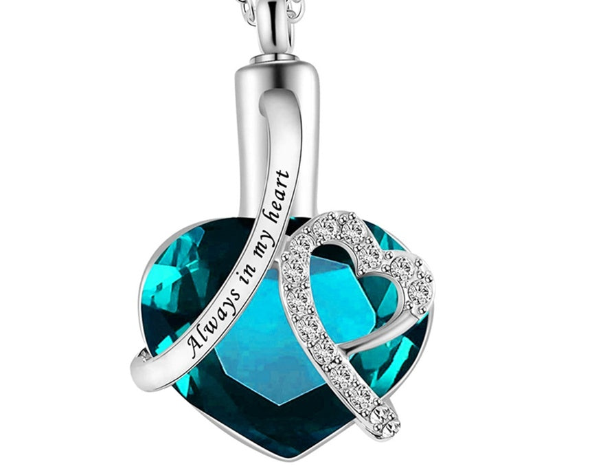 "Always in My Heart" Urn Pendant & Perfume Bottle