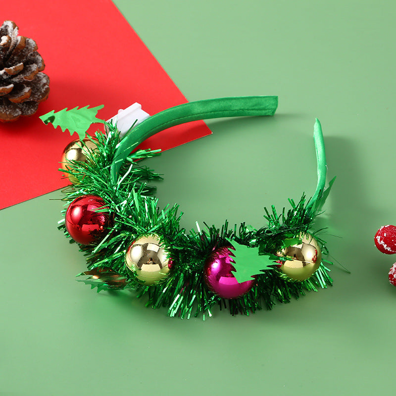 Glowing Christmas Hair Band Headwear