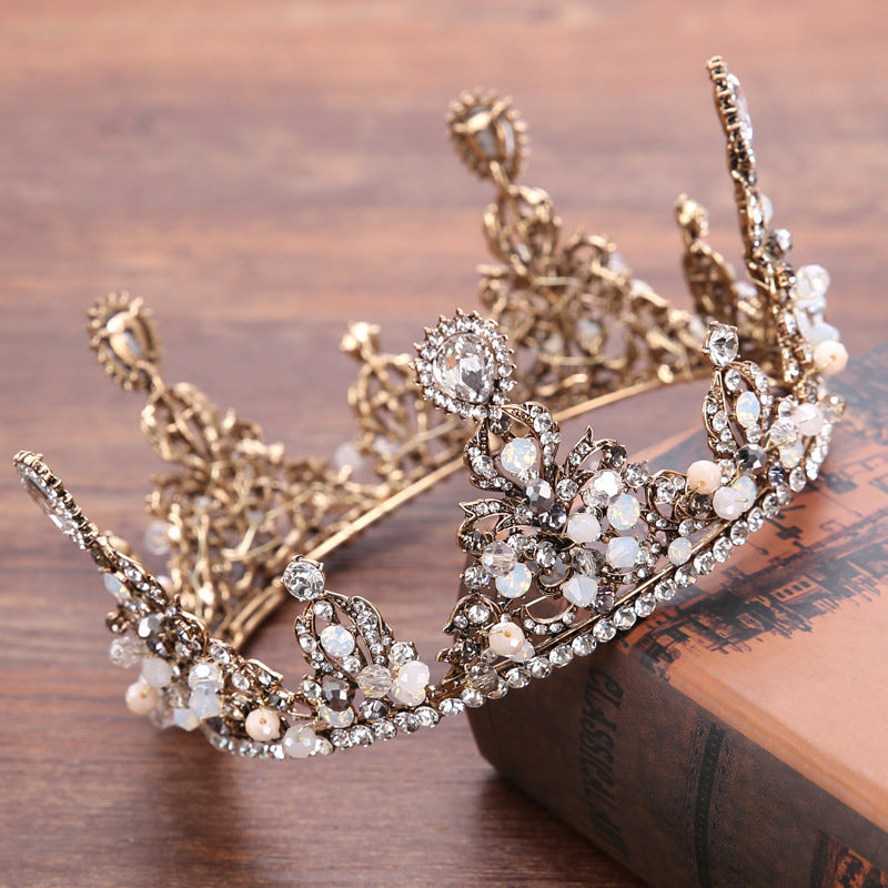 Vintage Rhinestone Bridal Crown Headband