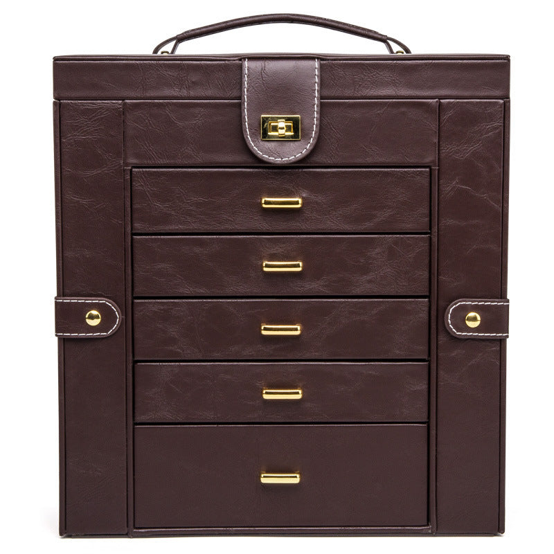 Multi-Layer Large Capacity Jewelry and Watch Storage Box