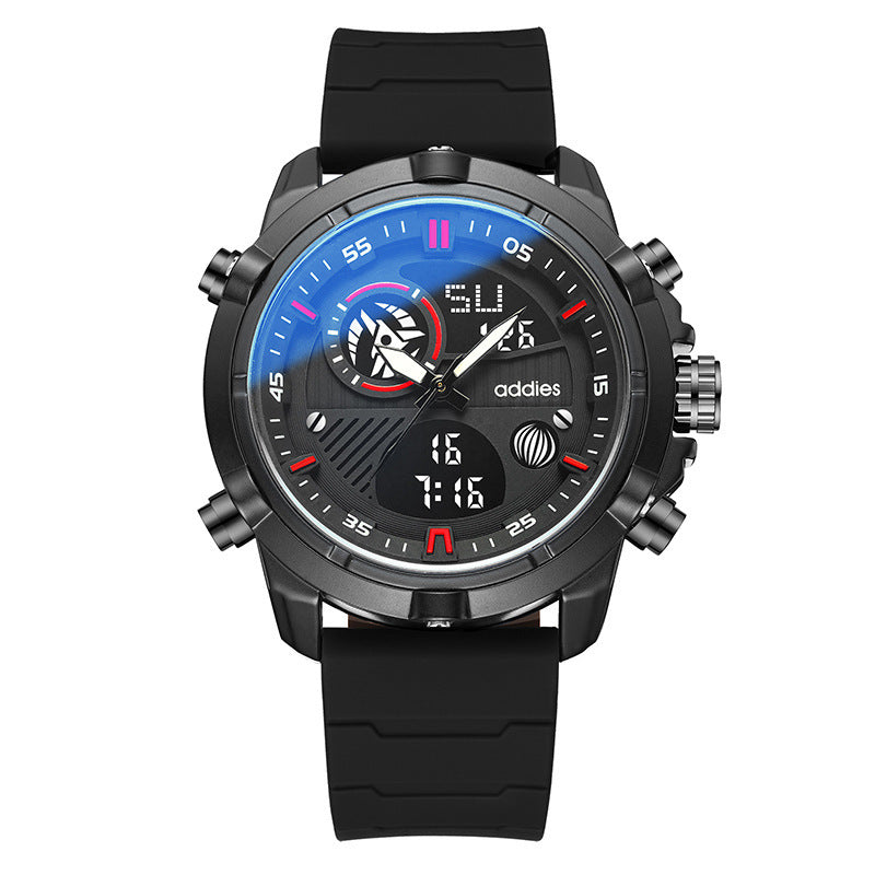 Dynamic Men's Sports Watch: Luminous & Waterproof