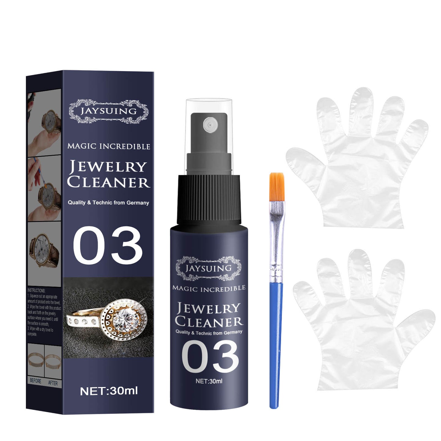 Jewelry & Watch Strap Decontamination Cleaner