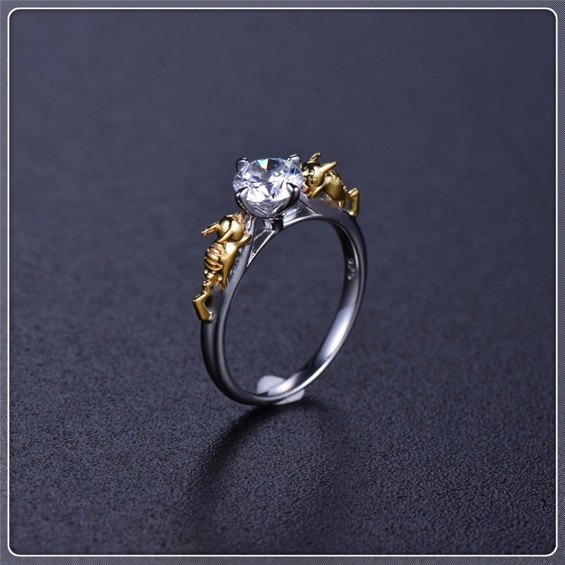 Crown Crystal Cosplay Ring