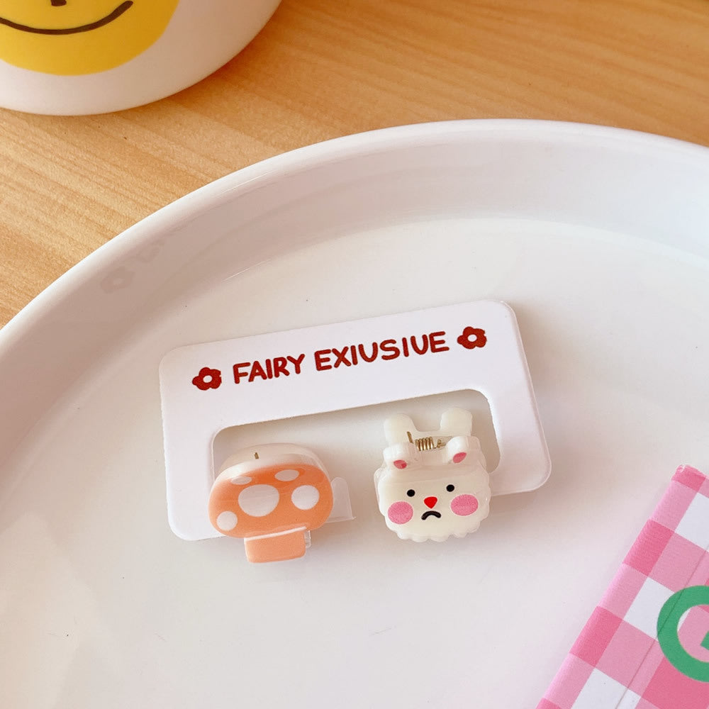 Cute Cartoon Mini Hair Clips for Girls