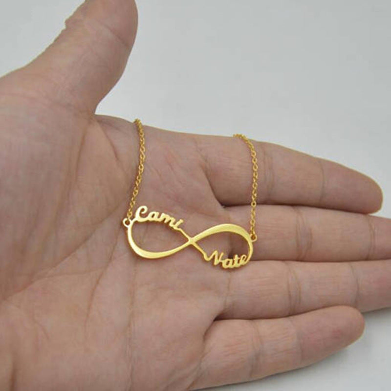 Custom Infinity Name Necklace