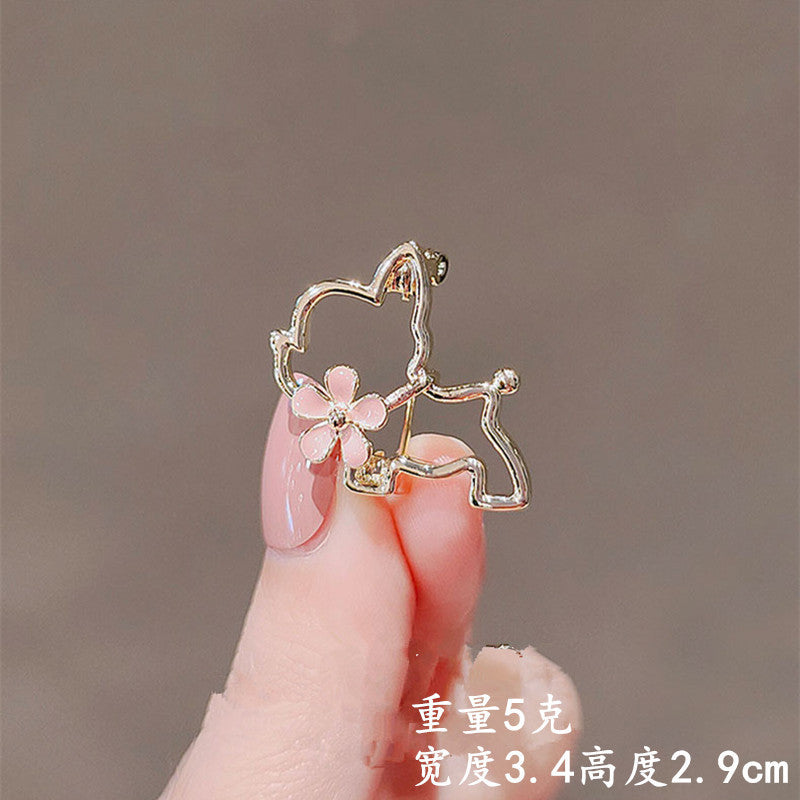 Adorable Hollow Puppy Brooch - Anti-Exposure Accessory