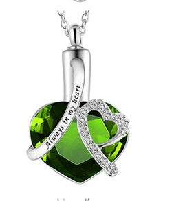 "Always in My Heart" Urn Pendant & Perfume Bottle