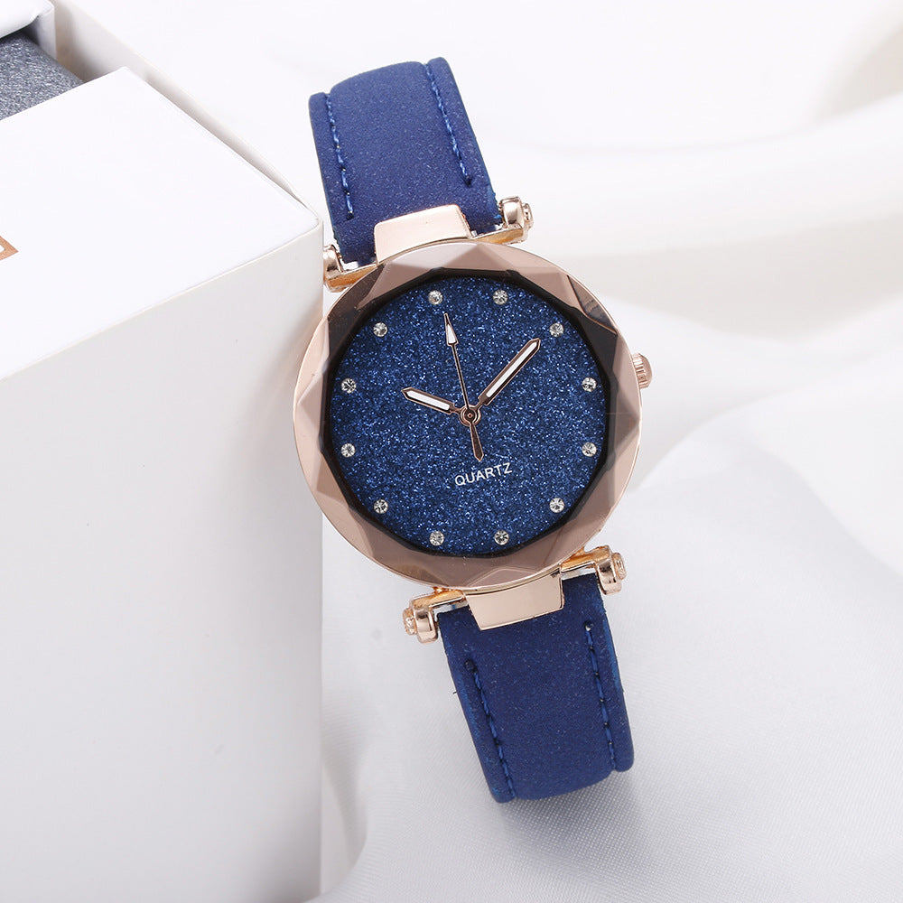 Elegant Starry Sky Dial Watch