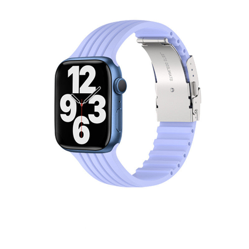Silicone Stripe Strap for Apple Watch