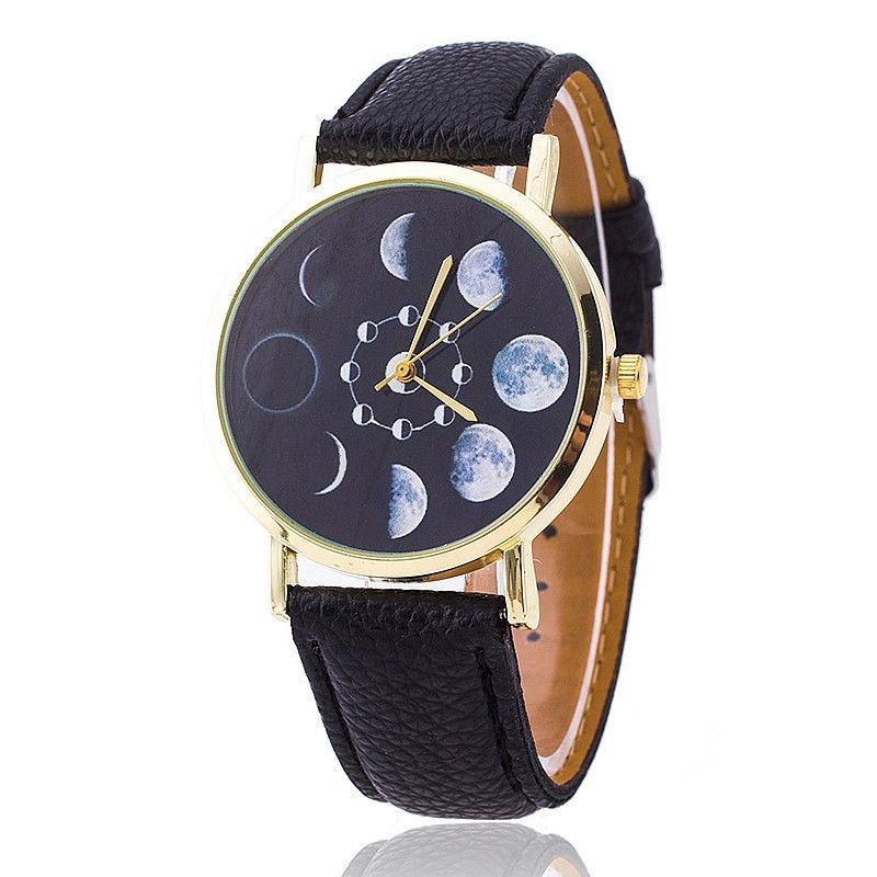 Lunar Titanium Quartz Wrist Watch