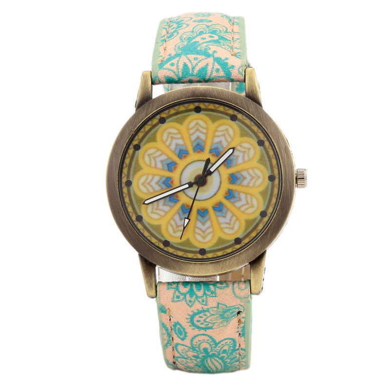 Captivating Kaleidoscope Quartz Watch