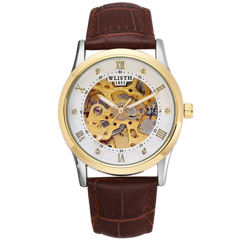 Business Men's Automatic Mechanical Stainless Steel Watch