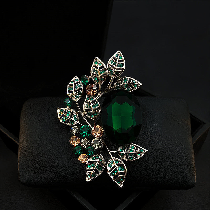 French Vintage Atmospheric Brooch