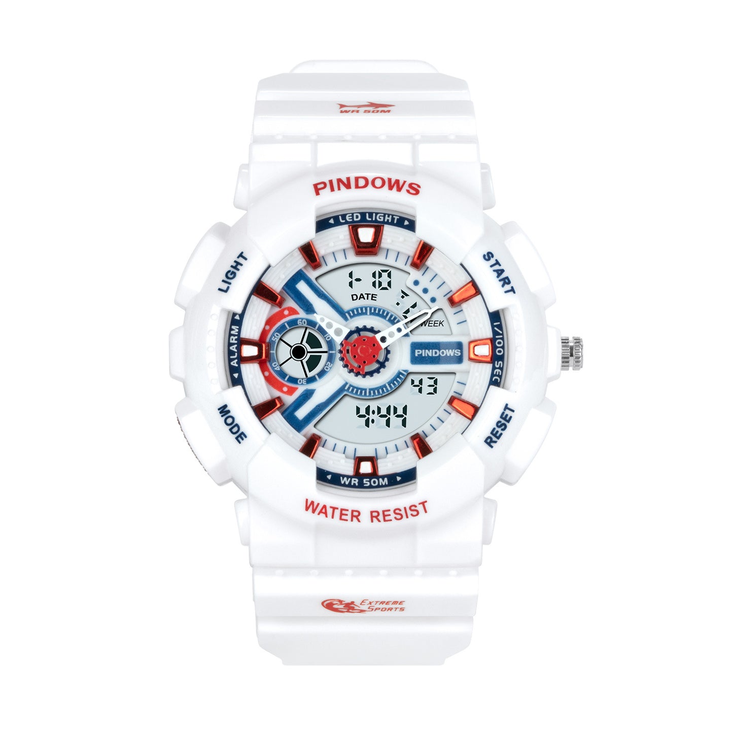 Boys' 50M Waterproof Outdoor Sports Electronic Watch