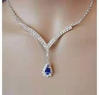 Dazzling Zirconia Gemstone Jewelry Set