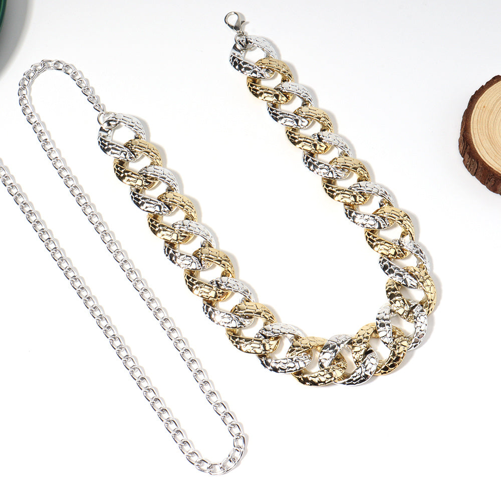Dainty Punk Adjustable Waist Chain - Silver & Gold Waist Jewelry