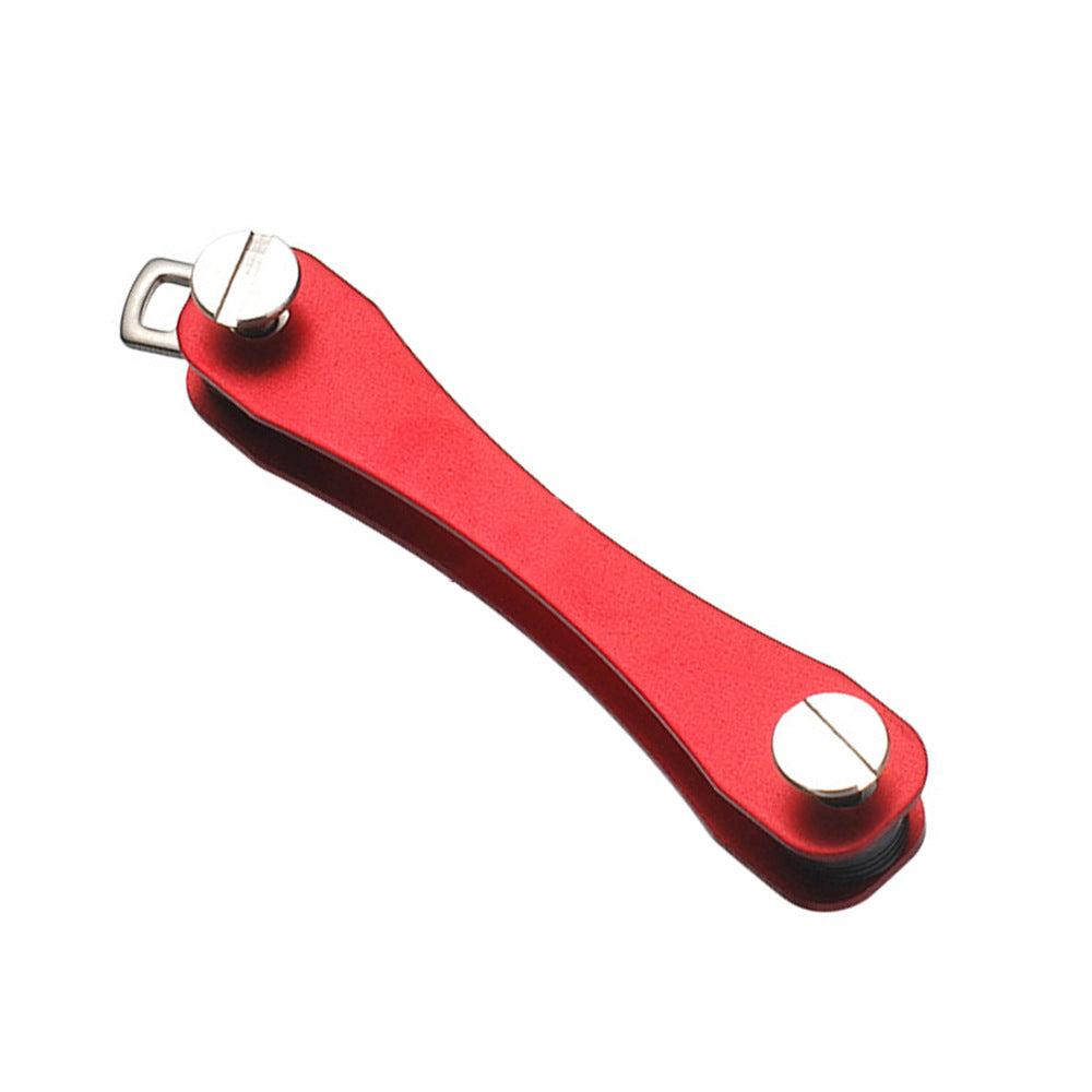 Metal Key Holder Compact Keychain Container