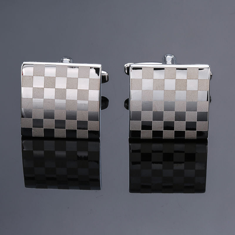 Laser Etched Copper Cufflinks