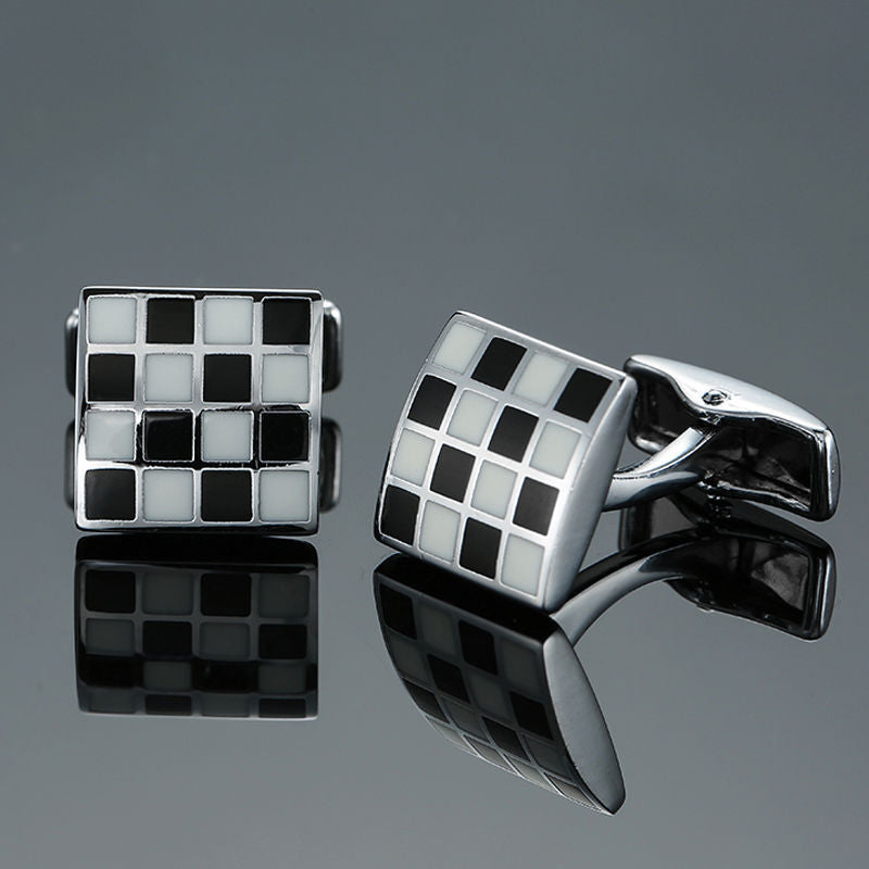 Laser Etched Copper Cufflinks