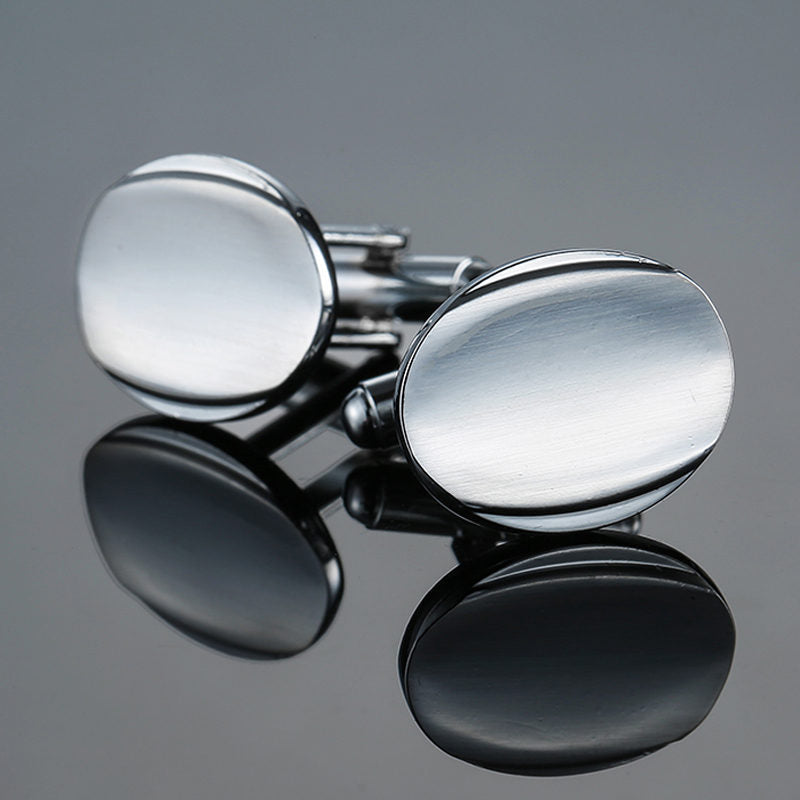 Laser Etched Copper Cufflinks