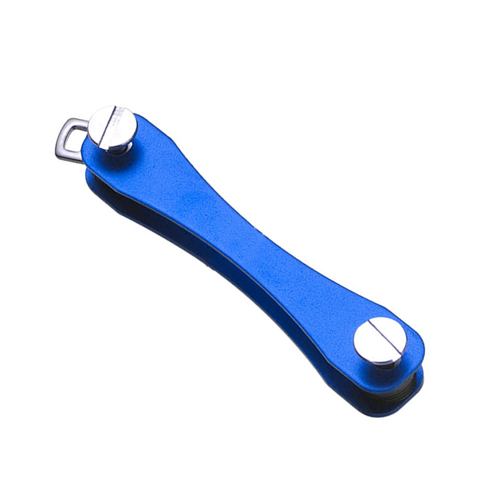 Metal Key Holder Compact Keychain Container