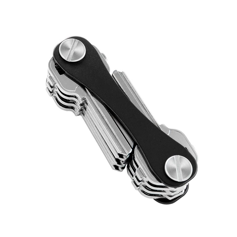 Metal Key Holder Compact Keychain Container