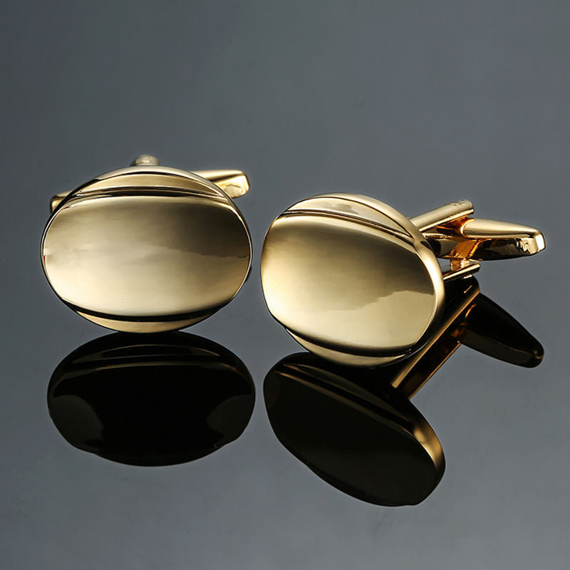 Laser Etched Copper Cufflinks