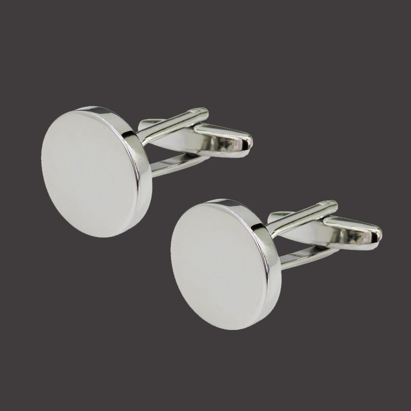 Laser Etched Copper Cufflinks