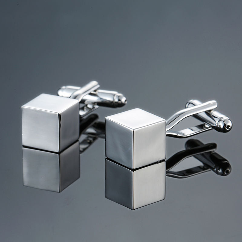 Laser Etched Copper Cufflinks
