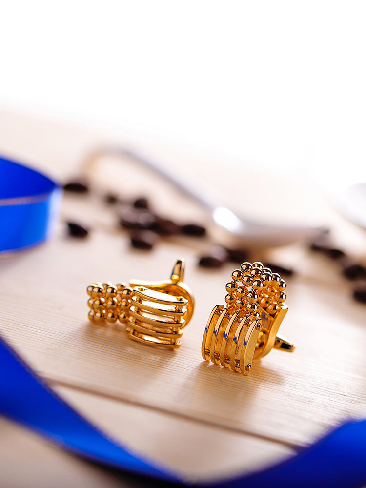 Men's Large Chain High-End Shirt Cufflinks