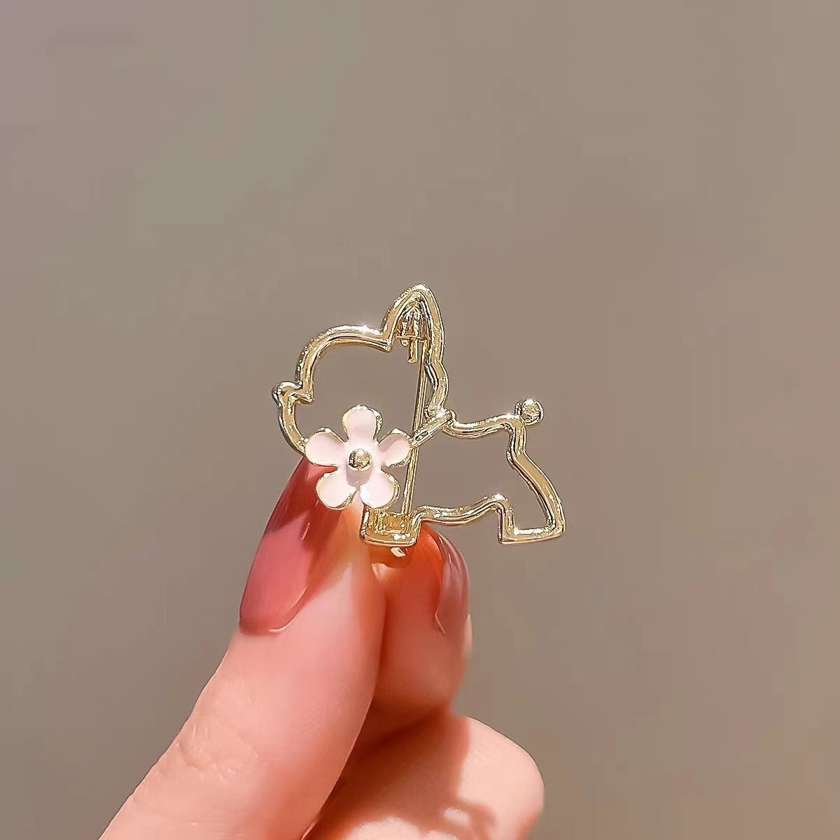 Adorable Hollow Puppy Brooch - Anti-Exposure Accessory