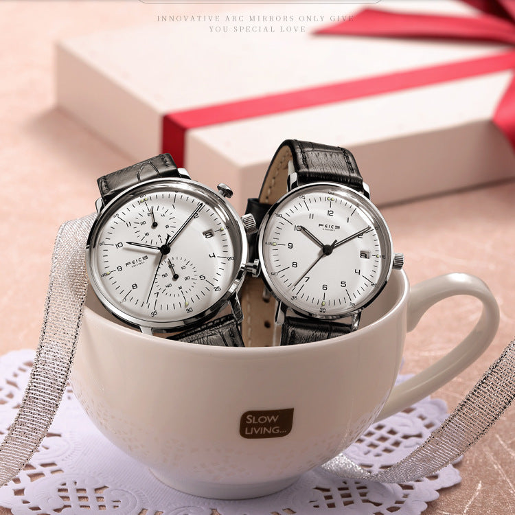 Refined Minimalist Waterproof Couple Watch