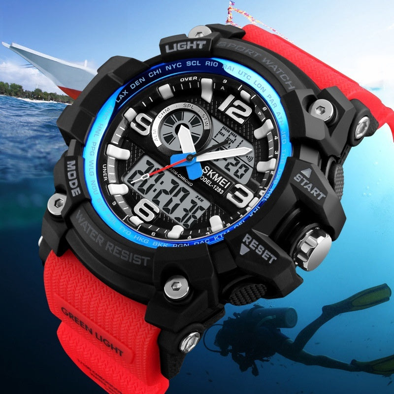 Multifunctional Sports Waterproof Electronic Watch