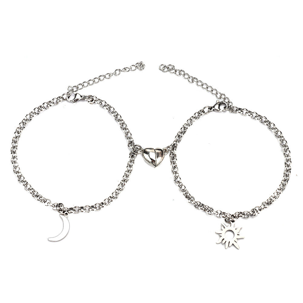 Celestial Bond Magnetic Couple Bracelets
