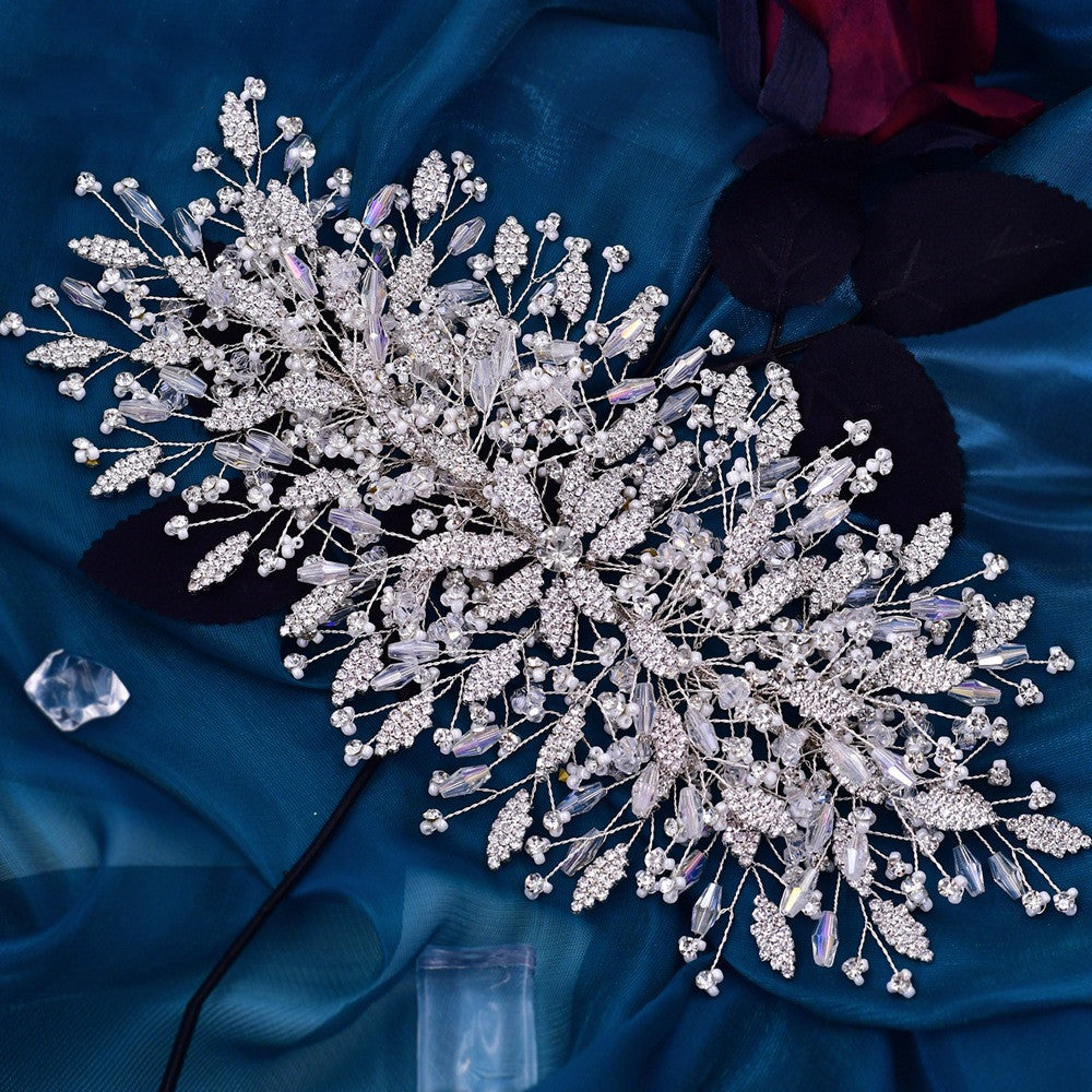 Opulent Gold Exaggerated Bridal Headpiece Set