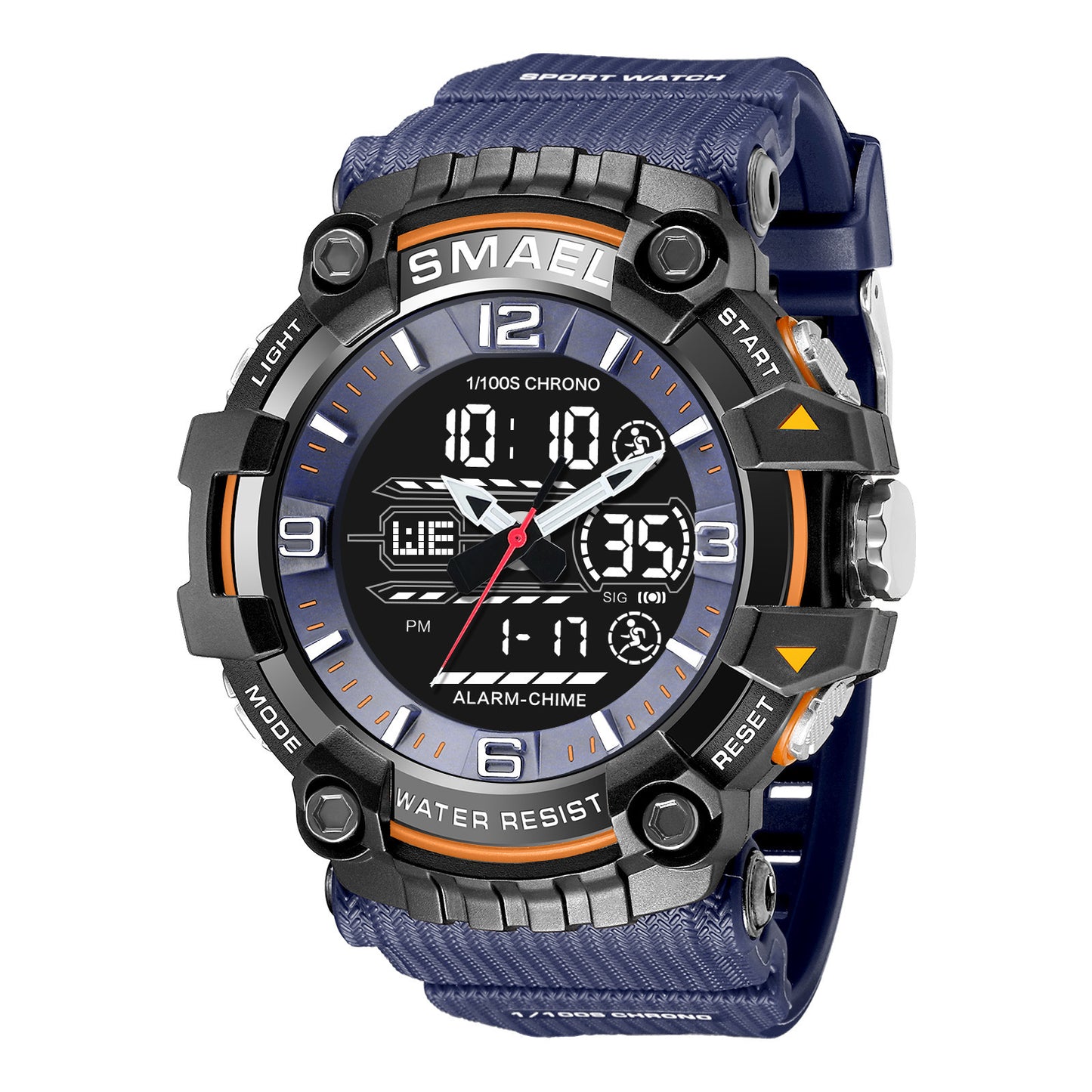 Sporty Luminous Waterproof Alarm Watch