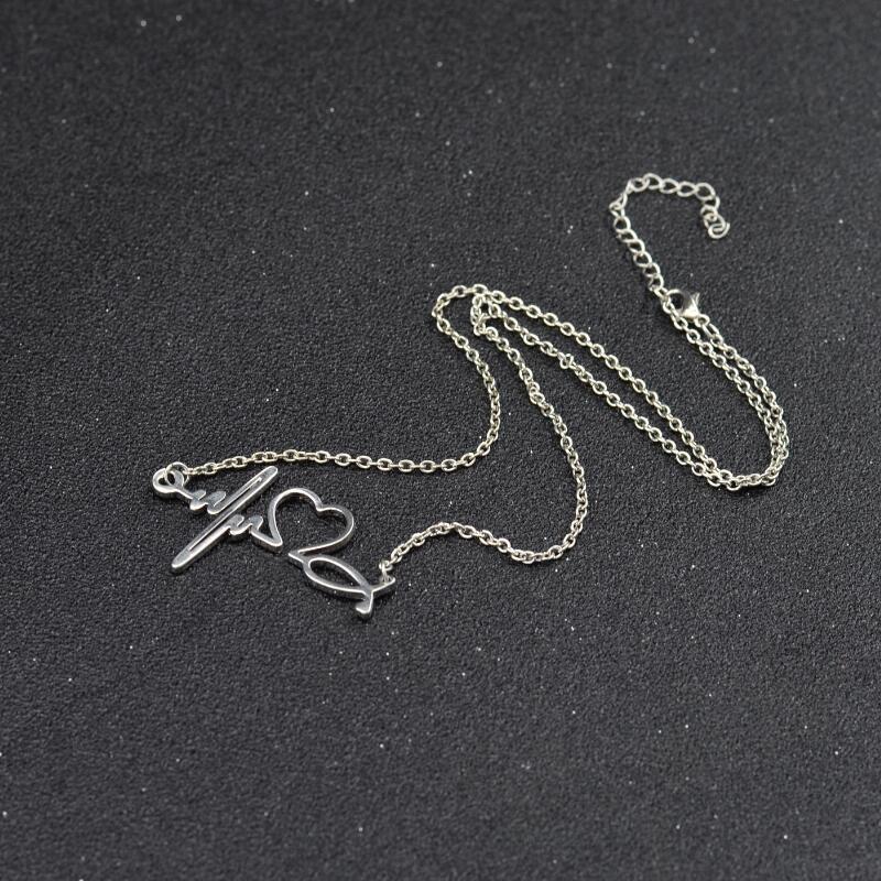 Women's Heartbeat Love Necklace