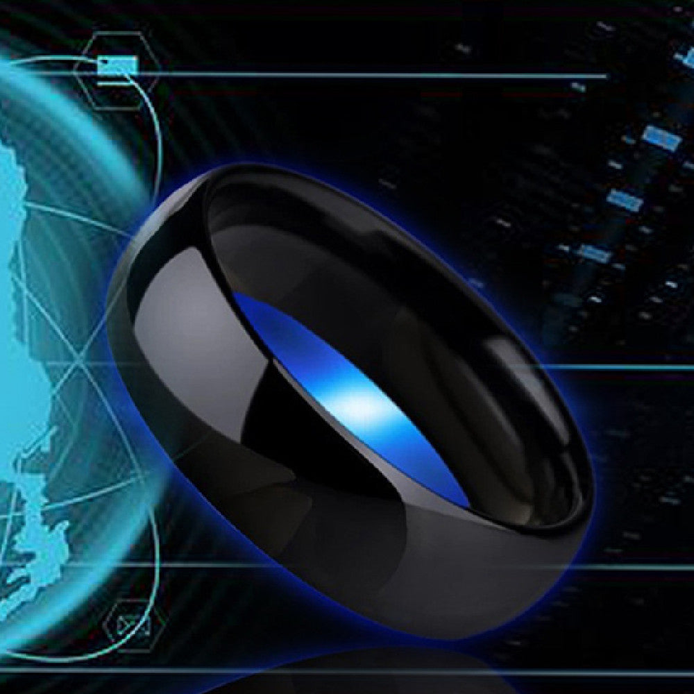 Sleek High-Tech Ceramic Smart Ring