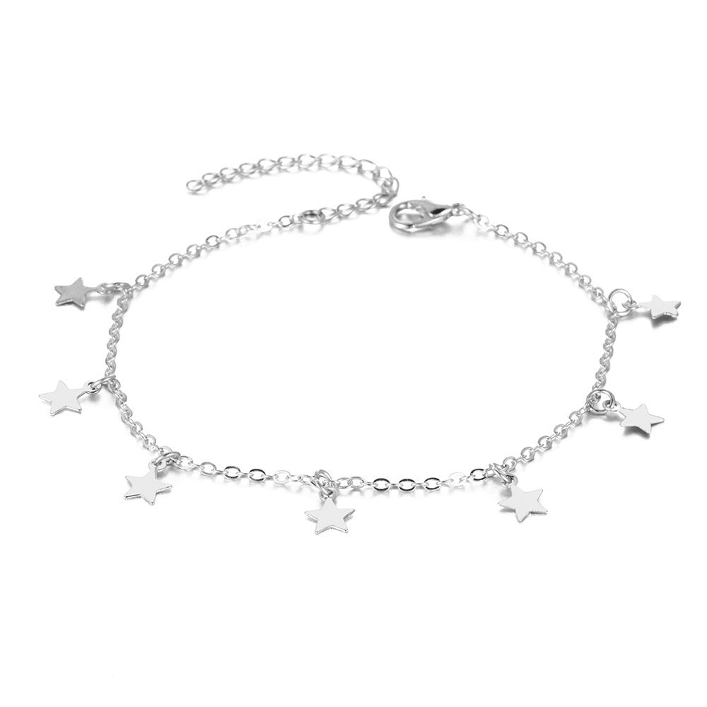 Simple Star Anklet Fashion Jewelry