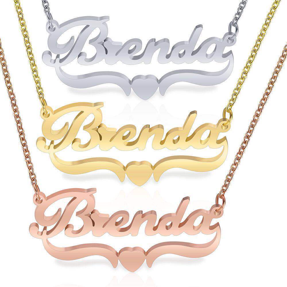 Personalized Mom Necklace with Baby Feet