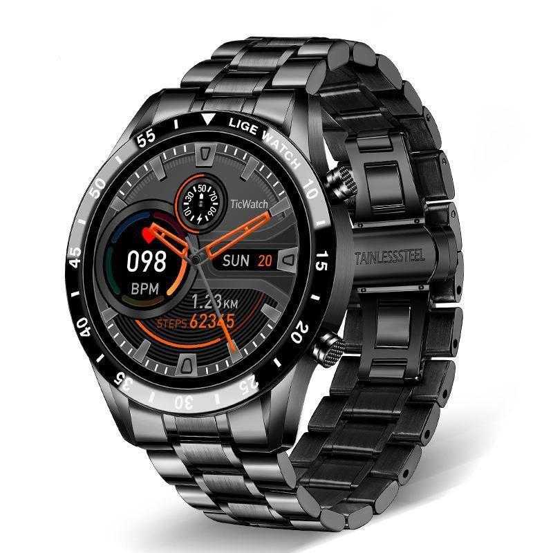 Smart Pedometer Watch with Heart Rate & Blood Oxygen Detection