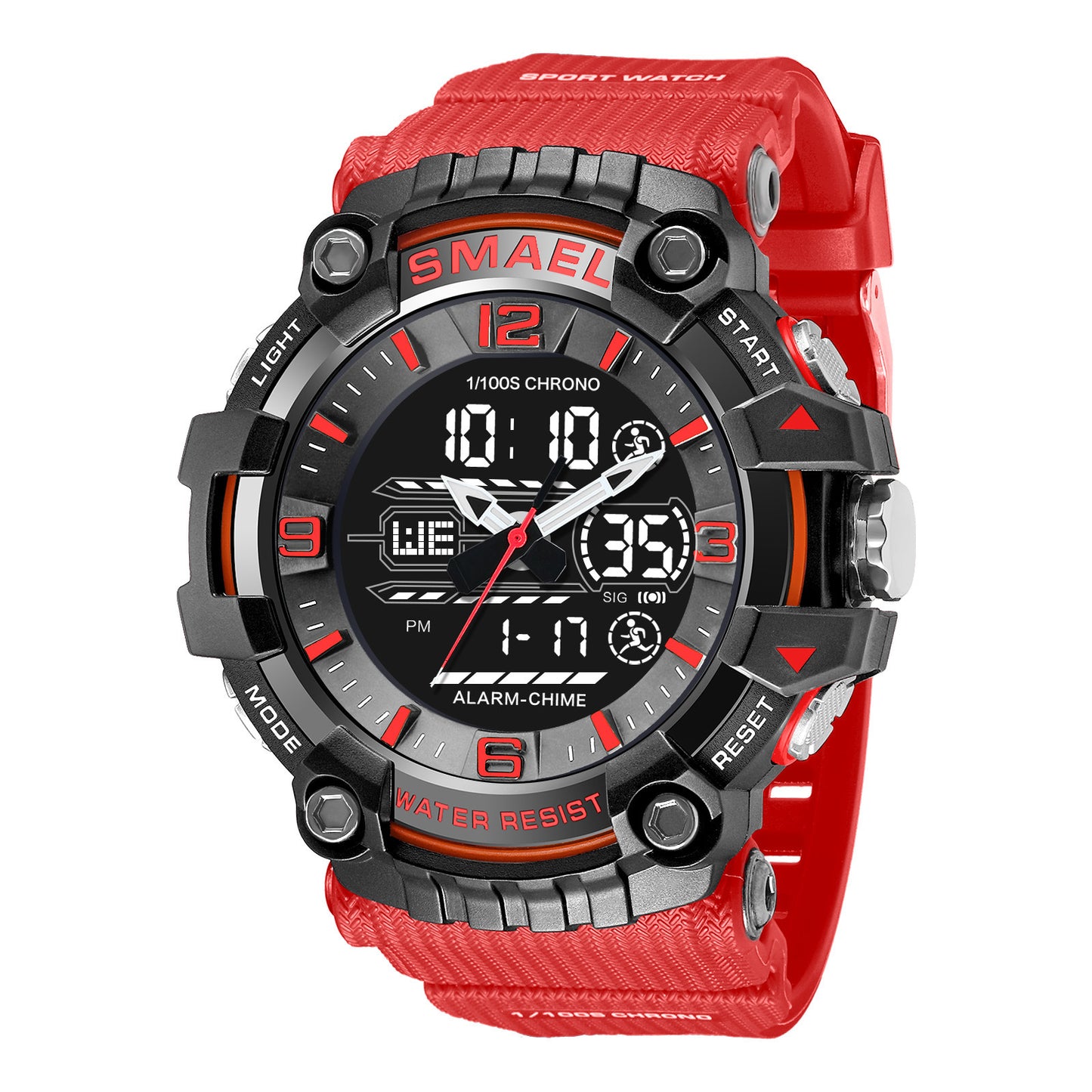 Sporty Luminous Waterproof Alarm Watch